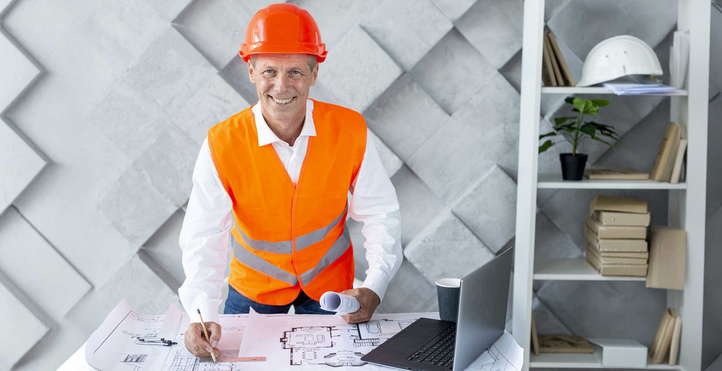 Baubegleitung auf einer Baustelle